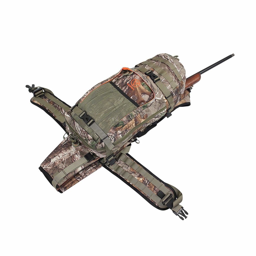 TR Jagdrucksack Mit Internem Rahmen, Wasserdicht, 35L, Realtree Edge Tarnung - Für Gewehr, Bogen, Ausrüstung